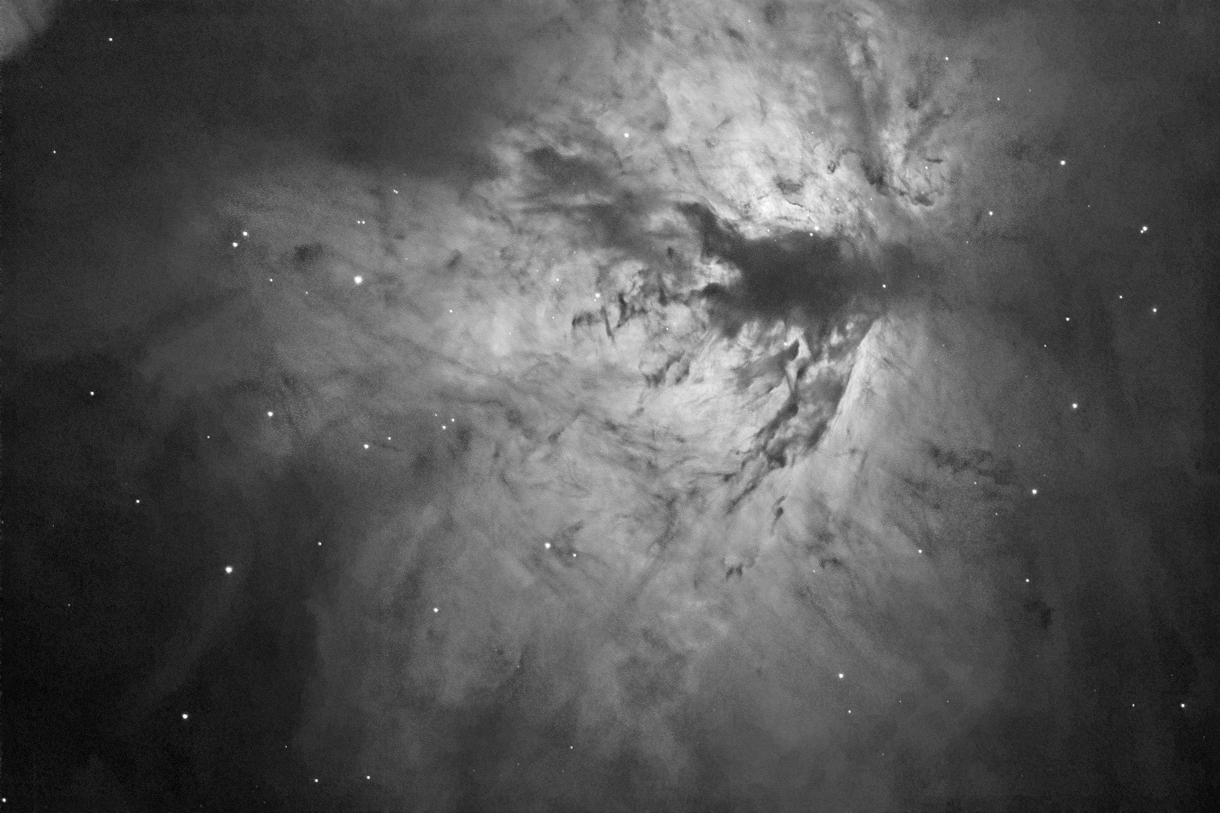 Flame Nebula in H-a