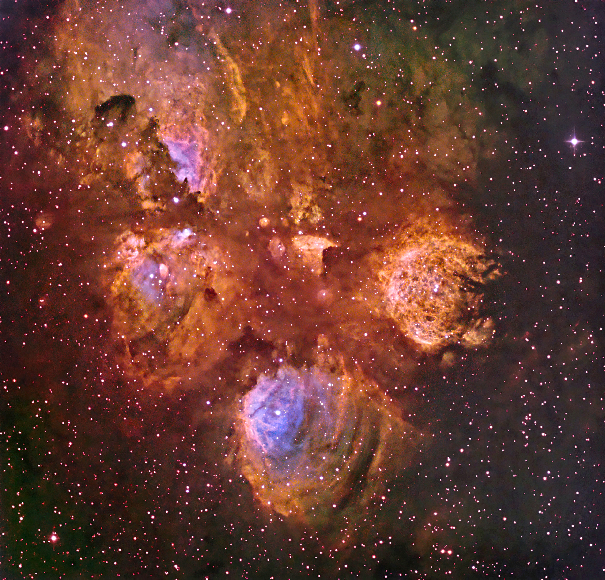 Betydning Gepard gevinst NGC 6334 Cat's Paw Nebula | Astrodonimaging.com