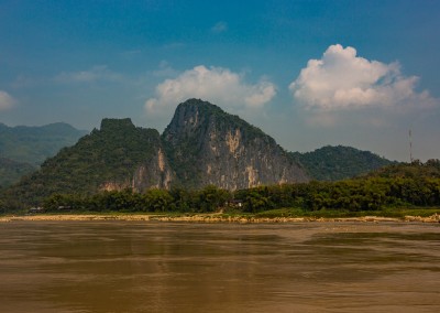 Mekong River Near Pak Ou, Laos