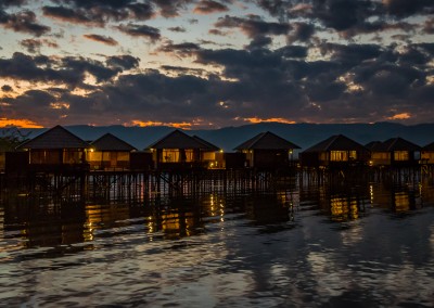 Night On Inle Lake, Myanmar