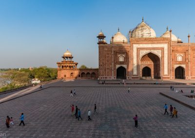 Taj Mahal Shadow on East Gate