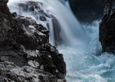 Barnafoss Waterfall