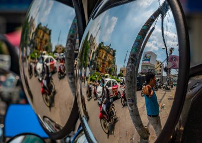 Reflecting Upon Saigon Traffic