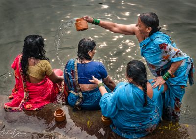 Varanasi Women Ritual Bathing