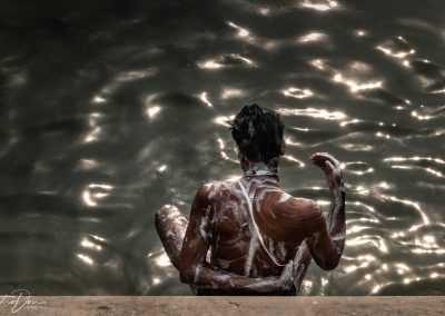 Varanasi Solitary Bather