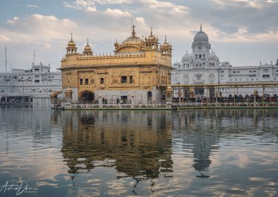 Golden Temple With Reflection